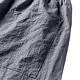 thumbnail image 2 of Yaoyar Cargo Pants for Men Big and Tall Elastic Waist Cotton Sweatpants Causal Solid Multi Pockets Joggers Athletic Pant, 2 of 8