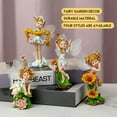 thumbnail image 4 of Fairy Garden Decor Courtyard Elf Ornament Statues Resin Outdoor Figurines Crafts Ornaments, 4 of 7