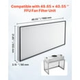 thumbnail image 3 of VEVOR Laminar Flow Hood Filter, 46.02 x 21.85 x 3.15 in, 1 Piece HEPA Filter Replacement for 49.65 x 40.55 in FUU Fan Filter Unit to Capture Particles Sized 0.3μm, Glass Fiber, Aluminum Frame, 3 of 9