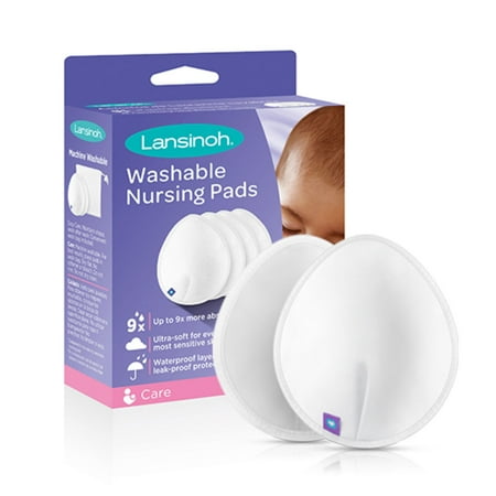 Lansinoh Reusable Washable Nursing Pads With Superior Absorbency
