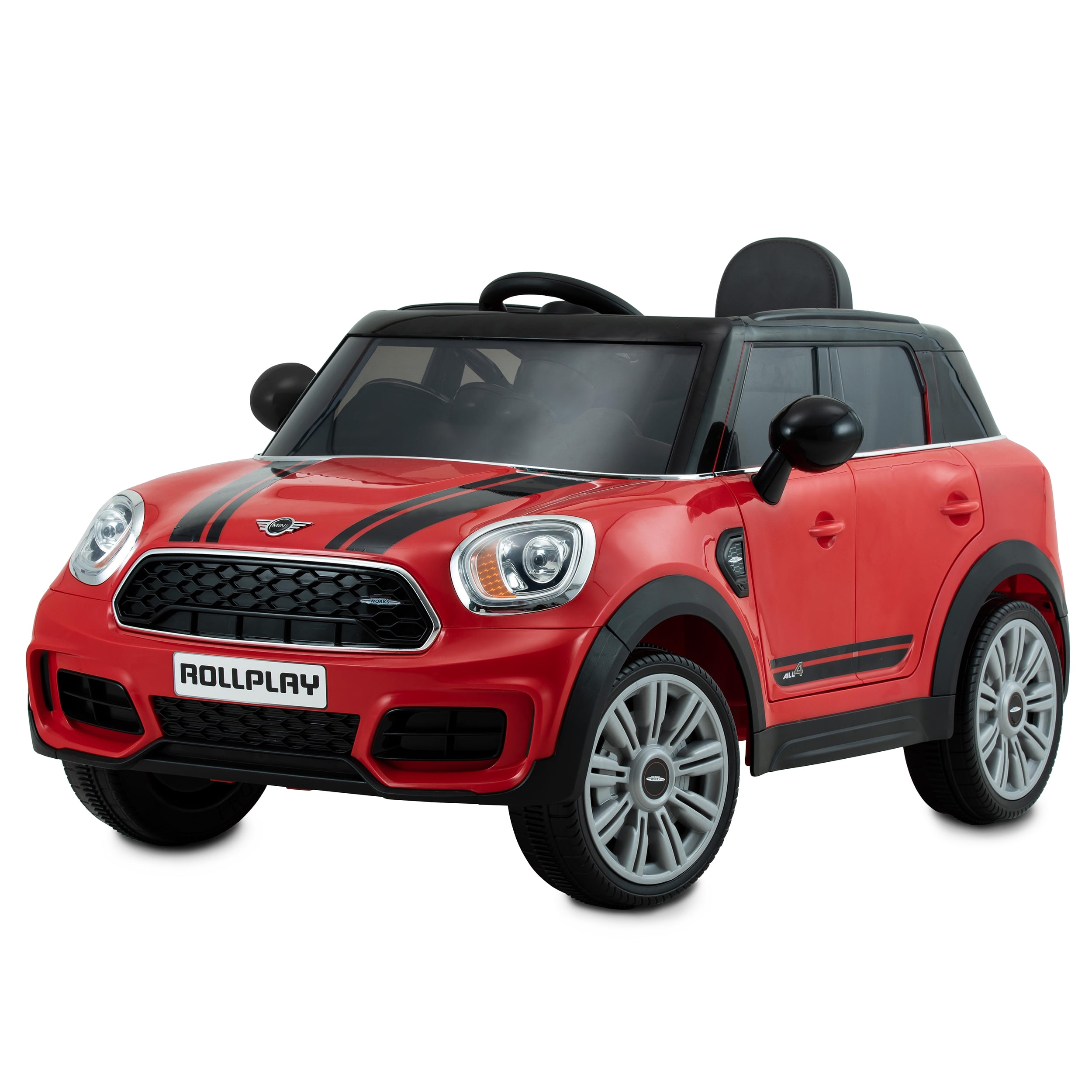 Rollplay 6V Mini Cooper Kid's Ride-On Car For Boys & Girls Ages 3 & Up Ba... 
