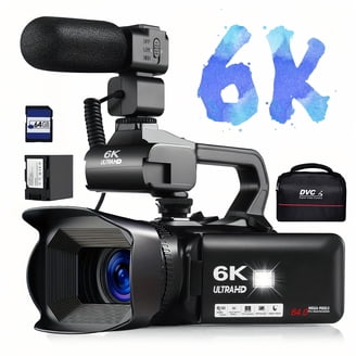 ACTITOP 4K UHD 48MP Vlogging Camera with WiFi, IR Night Vision