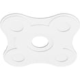 thumbnail image 2 of 32"OD x 7"ID x 11"C x 1"P Luna Architectural Grade PVC Contemporary Ceiling Medallion, 2 of 11