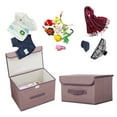 thumbnail image 4 of 1Pc Storage Box Storage Box Foldable Clothing Sundries Portable Storage Box With Lid Foldable Storage Box Home Textile Storage, 4 of 6