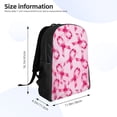 thumbnail image 4 of Balery Breast Cancer Ribbons Awareness Mochila - Mochila Estilosa y Duradera para Laptop de 15 Pulgadas con Tela Oxford Impermeable, 4 of 8