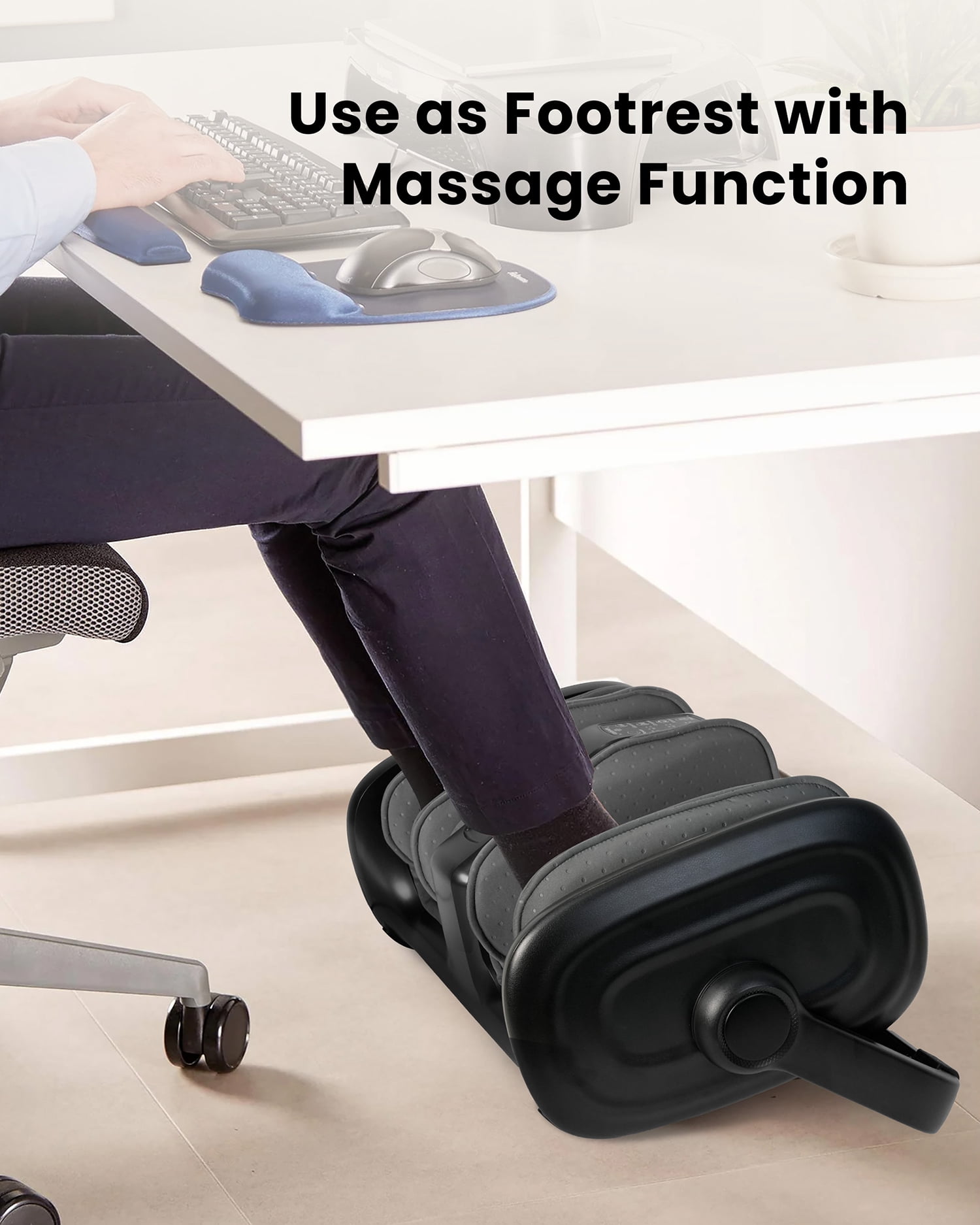 Shiatsu Foot Massager with Heat, 3 in 1 Feet Massage Machine for Neuropathy Plantar Fasciitis Circulation, Gifts