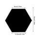 thumbnail image 4 of Billuyoard 15 piezas espejo pared calcomanía único acrílico interior Hexagonal hogar adorno habitaciones decoraciones paredes adornos para Decoración del hogar Negro 15 Stück, 4 of 6