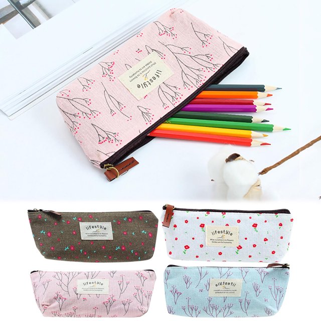 Xihbxyly Ofertas de Almacén En Oferta Estuche de Lona para Lápices, Estuche para Lápices, Estuche para Cosméticos, Regalo de Cumpleaños, Adecuado para La Escuela, La Oficina, Estudiantes, Adolescente