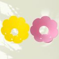 thumbnail image 2 of BRIGHTFUFU 2 collares isabelinos con forma de flor, antilamidos, circulares, antimordeduras para gatos (talla M, amarillo, rosa), 2 of 8