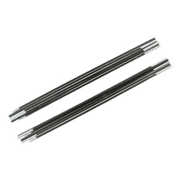 Ruiboury Outdoor Tent Pole Fiberglass Tent Tarp Pole Kit for Hiking Camping Each B 2 Poles 6 Section