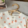 thumbnail image 5 of NOLDARES Toddler Baby Boy Fall Winter Clothes Funny Letter Print Long Sleeve Sweatshirt Pullover Tops + Pants Outfit Set Size:6-7 Y,Orange, 5 of 5