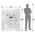 thumbnail image 5 of We Bare Bears Blanket, 50"x60", Ice Bear Silky Touch Sherpa Back Super Soft Throw Blanket, 5 of 6