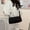 Black, variant on Nylon Shoulder Bag for Women & Men,10.6x4.7x4.7inch Compact Workout Yoga Bag,Mini Sport Duffle Bags for Dance, Pilates, Ballets, Swimming, Travel(Green)