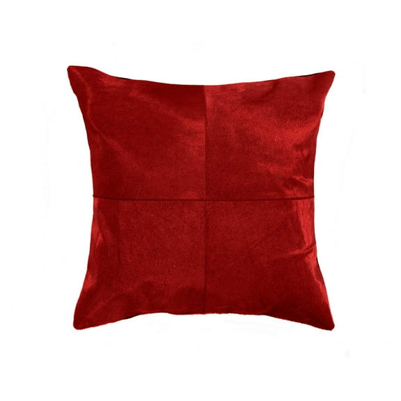 18" x 18" x 5" Red Quattro  Pillow