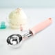 thumbnail image 3 of Cucharas para helado en acero inoxidable cuchara para helado con mango antideslizante para rosa, 3 of 8