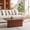 Brown, variant on YWEN Walnut Coffee Table, Rectangular MDF Laminate Top with Distressed Wood Finish, Black Metal Legs, Modern Accent Table for Living Room, 51.18 x 27.56 x 17.72 Inchs