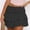 Black, variant on DuoJiaJ Women's Pleated Mini Skirt Lace High Waisted Ruffles Short Skirts Black L
