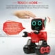thumbnail image 3 of Robots para niños, Robot de telemando de juguete Robot interactivo inteligente habla movimientos de baile construido en banco de monedas rojo, 3 of 7