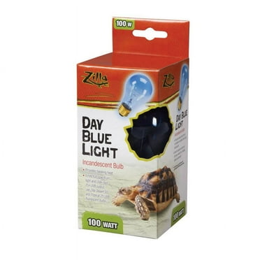 Zilla Incandescent Day Blue Light Bulb for Reptiles - 100w