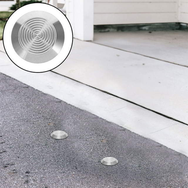 Hytrove 6Ud Clavos Táctiles Para Ciegos De Acero Inoxidable Para Senderos Marcadores De Seguridad Peatonal