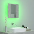 thumbnail image 2 of vidaXL Bathroom Cabinet LED Mirrored Wall Mounted Medicine Cabinet Acrylic, 2 of 54