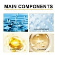 thumbnail image 1 of 4pcs Collagen Cheek Patches, Lighten Fine Lines And Tighten Facial Skin Patch, 1 of 5
