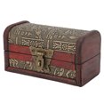 thumbnail image 1 of Treasure Chest, Wood Storage Box Beautiful Retro  For, 1 of 8
