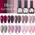 thumbnail image 2 of UR SUGAR Gel Nail Polish Set 8/10Pcs Soak Off UV Gel Varnishes All For Manicures Need Cured Base Top Coat Acrylic UV Nail Kit zhangyuxiang LED, 2 of 2