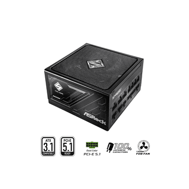 ASRock SL-850G 850W ATX3.1 & PCIe5.1 80 PLUS GOLD Certified Full Modular Power Supply