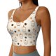 thumbnail image 2 of Balery Milk Tea Sujetadores deportivos con espalda cruzada para mujer, acolchados, sin costuras, de alto impacto, ideales para yoga, gimnasio, entrenamiento y fitness.-Small, 2 of 8