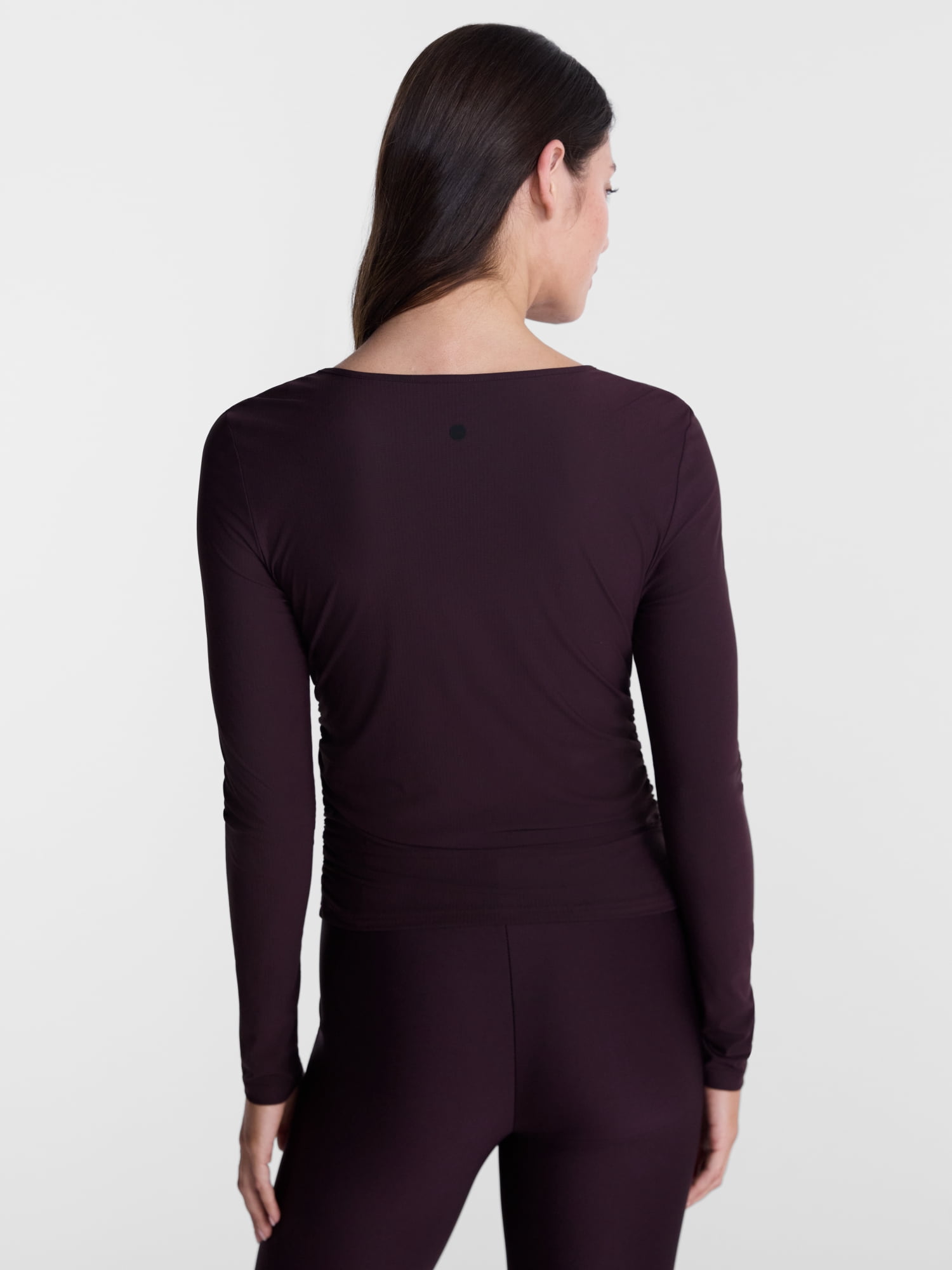 Avia Women’s Side Cinch Ruched Top, Sizes XS-XXXL