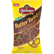 Bachman Butter Twist Pretzels 10 oz. Bag (3 Bags)