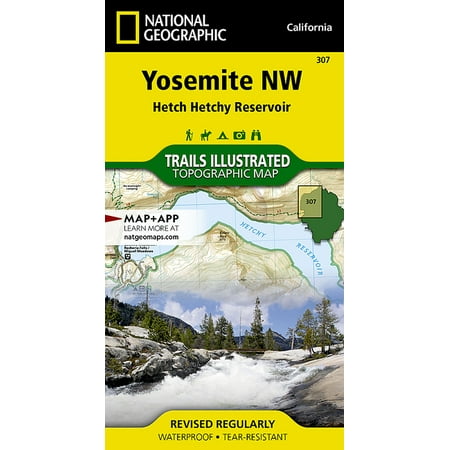 National Geographic Trails Illustrated M Yosemite Nw: Hetch Hetchy Reservoir Map, Book 307, (Paperback)