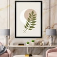 thumbnail image 3 of Designart 'Abstract Geometrical Leaf With Moon IV' Modern Framed Art Print, 3 of 4