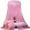Pink, variant on Actoyo Princess Bed Canopy for Single to King Size Beds, Lace Dome Ceiling Tent Mosquito Net Play Tent for Bedroom Decoration