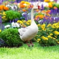 thumbnail image 4 of Elegant Big White Goose Garden Statue Acrylic Big White Goose Decoration Big Goose Garden Accessories Suitable For Big Goose Outdoor Garden Decoration Card Slot Easy To Use, 4 of 6