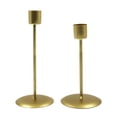 thumbnail image 2 of GUOOL Iron Taper Candle Holder Candlestick Table Centerpiece Dinner Decor Golden, 2 of 9