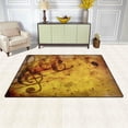 thumbnail image 3 of Dreamtimes Lightweight Soft Area Rugs 60 x 39 inch (5'x 3'3"), Music Grunge Background Floor Mat for Kids Playing Room Hardwood Floor Living Room Nursery Rugs, 3 of 6