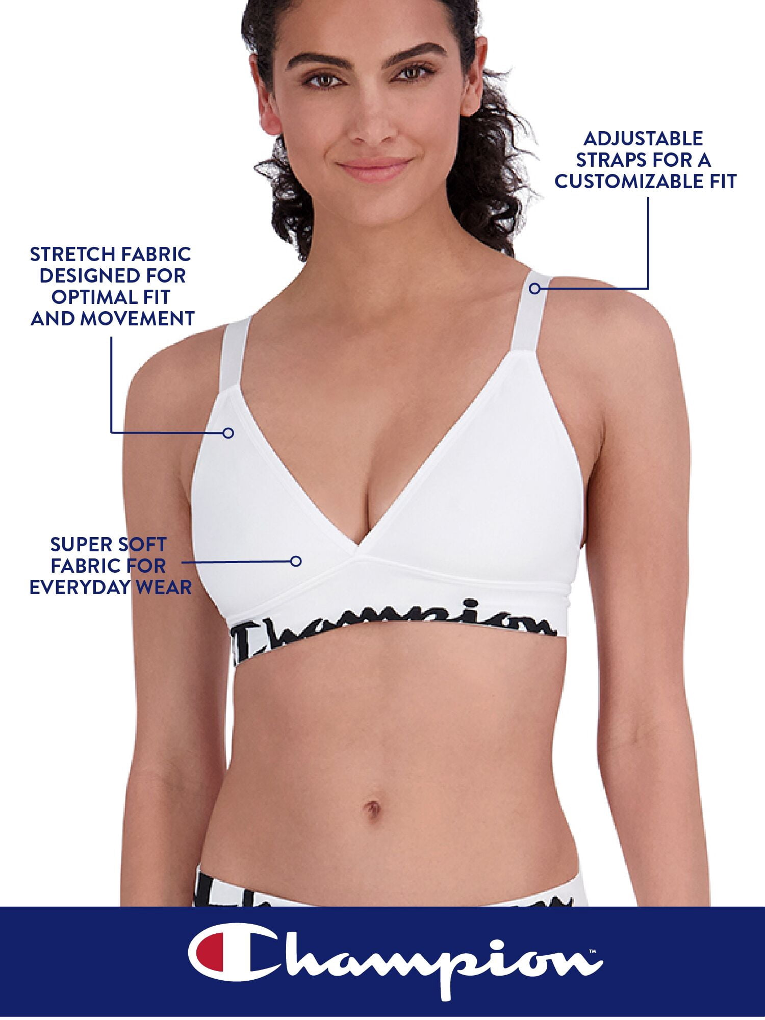Champion Women’s Seamless Bralette, Sizes S - 2XL