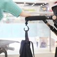 thumbnail image 3 of 1/2PCS Baby Bag Stroller Hooks Infant Organizer Bag Hanger Stroller Accessories Large Hook Shopping Prop Multifunction Pram Hook (2pcs), 3 of 7