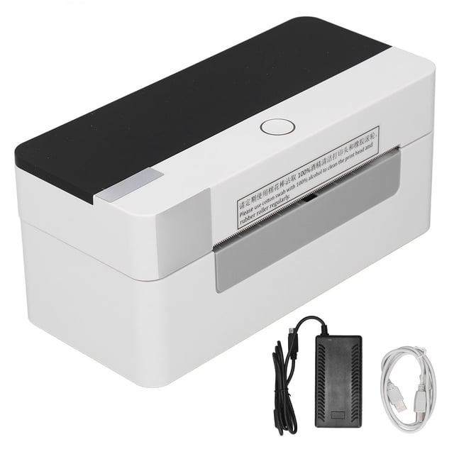Impresora térmica de etiquetas con conexión USB y Bluetooth para envío de códigos de barras, 100-240 V