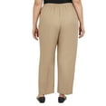 thumbnail image 4 of Alfred Dunner Women's Plus Size Solid Elastic Waist Pants, 4 of 5