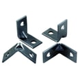 thumbnail image 3 of Support de Porte 11695 pour Utilisation avec Portes Intérieures; Incliné à 90 Degrés; 4 Pcs; Non Pliable; en Forme de L; avec Vis de Montage, 3 of 3