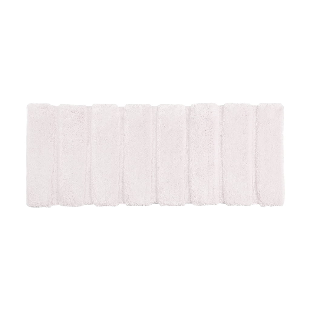MAYEERTY Shag Bath Rug, Non Slip Bath Mat for Bathroom, 24"x58", Blush, Machine Wash