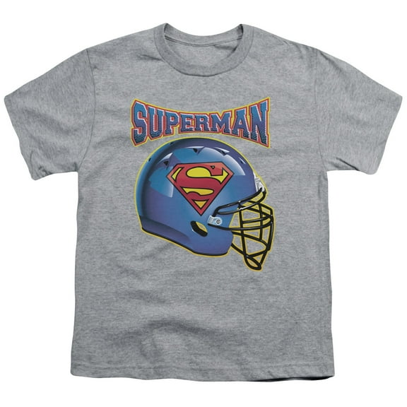 Superman - Helmet - Youth Short Sleeve Shirt - Medium