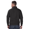 thumbnail image 2 of Men's Starter Black Baltimore Ravens Classic Quarter-Zip Pullover Sweatshirt, 2 of 2