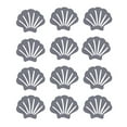 thumbnail image 2 of WEIWEIGG 12 PCS Bathroom Safety Stickers, Non-Slip Bathtub Decals with Shell Texture, PEVA Shower Floor Adhesive Kit, 2 of 6