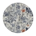 thumbnail image 2 of JEUXUS  Blue Grey Floral Tablecloth Vintage Tablecloth Disposable Table Cloths for Wedding Parties Flower Table Cover for Holiday Birthday,, 2 of 7