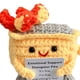 thumbnail image 3 of Fuego Contenedor Basura Ganchillo Con Tarjeta Alentadora Regalos Divertidos para Amigos Compañeros, 3 of 9