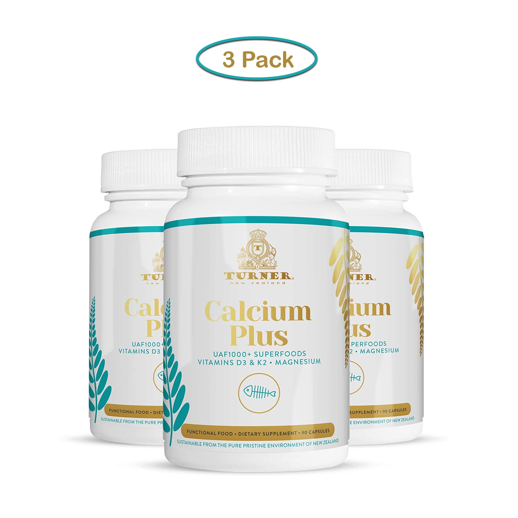 Buy TURNER Calcium Plus AllNatural Marine Calcium Supplement for Bone